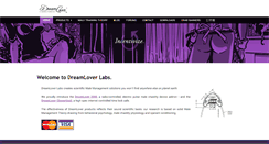 Desktop Screenshot of dreamloverlabs.com