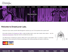 Tablet Screenshot of dreamloverlabs.com